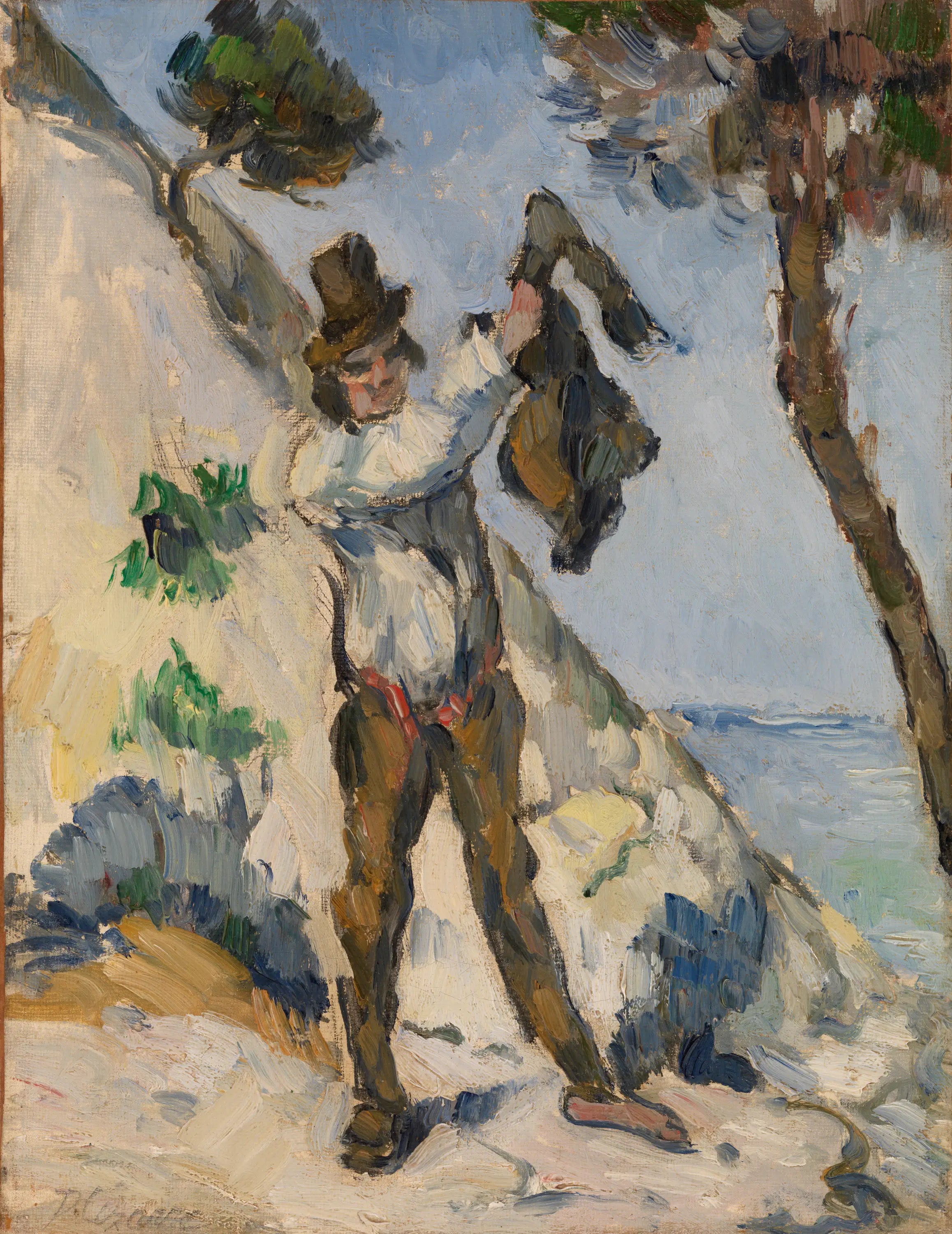 Reproduction du tableau « L'Homme à la veste - Paul Cézanne » par Alpha Reproduction en peinture à l’huile