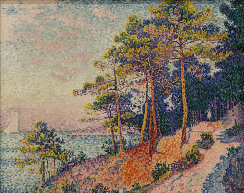Het Pad van de Douane - Paul Signac