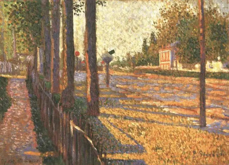 De weg naar Pontoise - Paul Signac