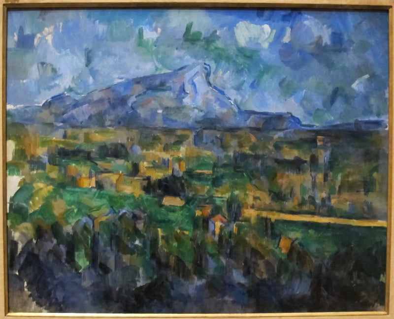 De Montagne Sainte-Victoire gezien vanaf Les Lauves - Paul Cézanne