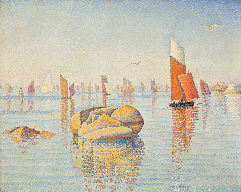 Concarneau. Rust van de Ochtend. Op. 219 (Larghetto) - Paul Signac