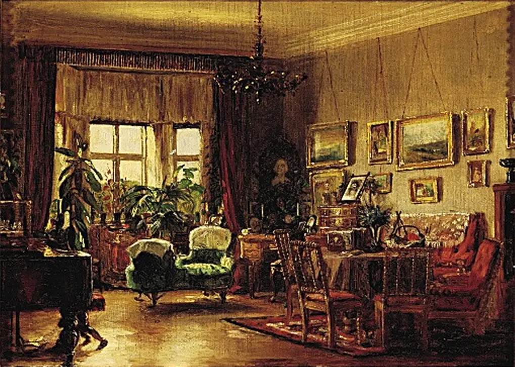Intérieur. - Peder Severin Krøyer - Alpha Reproduction