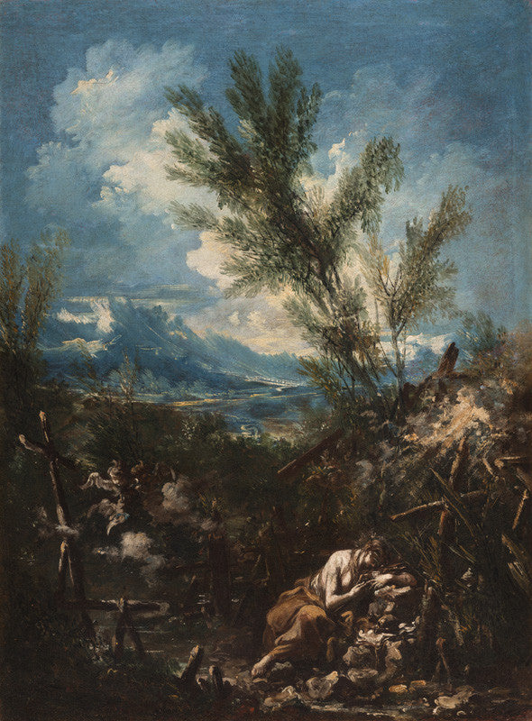 Sainte Marie-Madeleine pénitente dans un paysage - Alessandro Magnasco