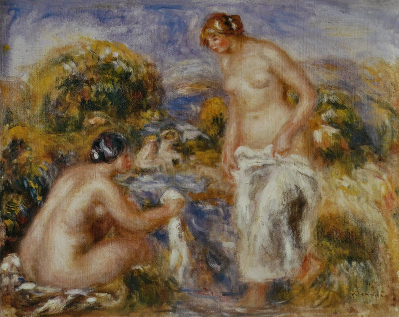 Vrouwen in bad - Pierre-Auguste Renoir