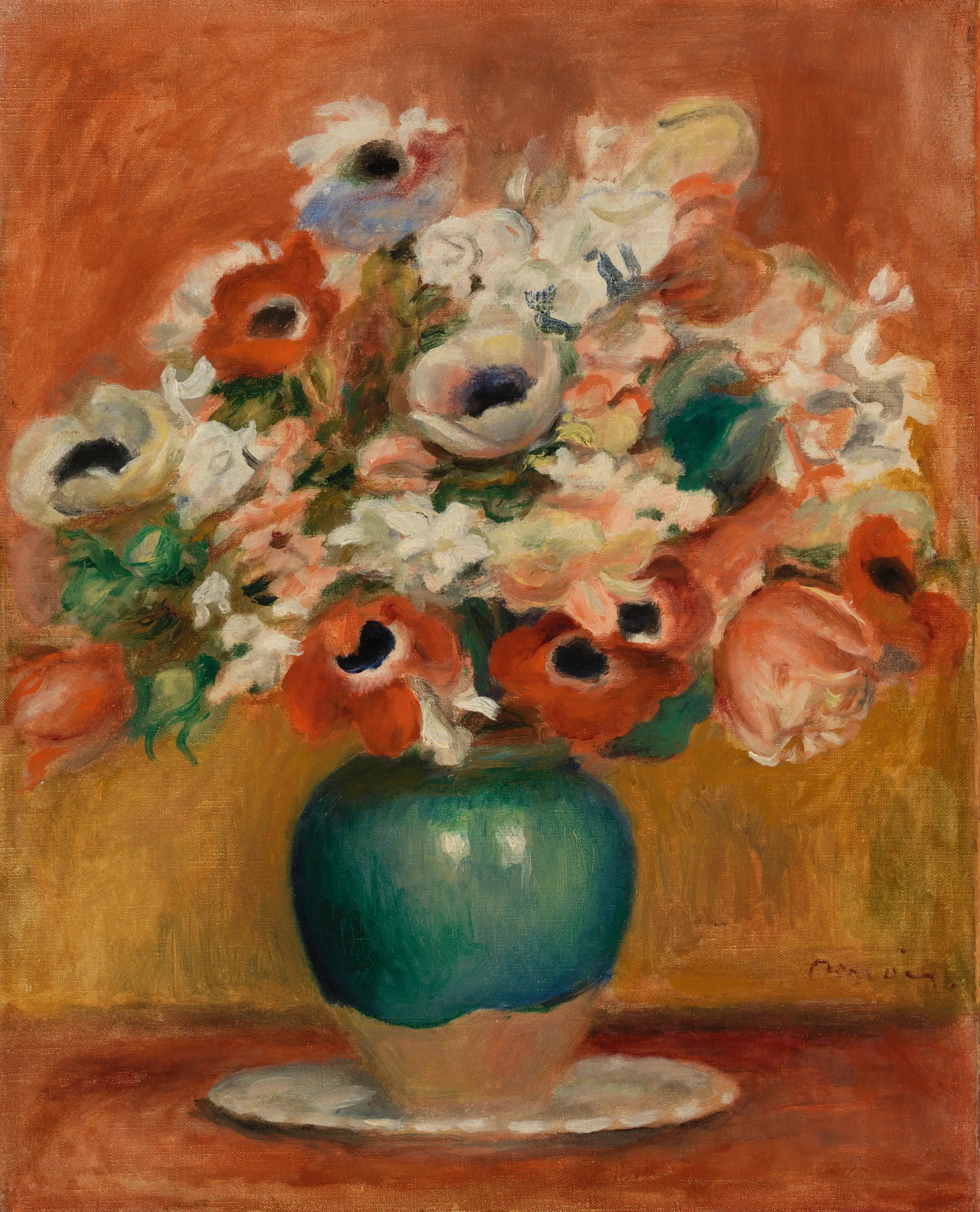 Reproduction du tableau « Fleurs (Fleurs) - Pierre-Auguste Renoir » par Alpha Reproduction en peinture à l’huile