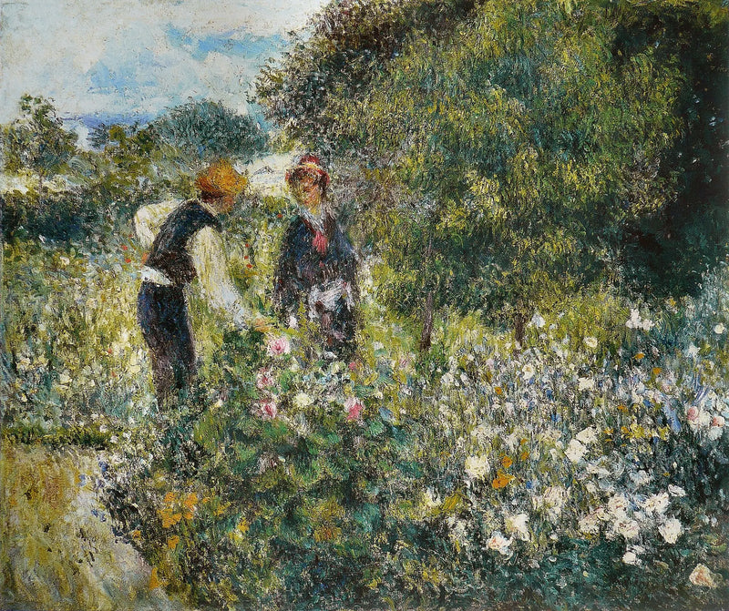 De Bloemenpluk - Pierre-Auguste Renoir
