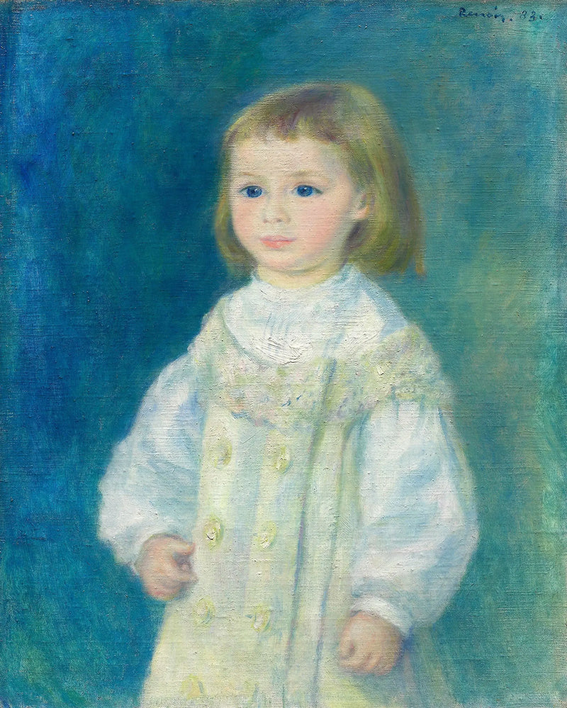 Lucie Berard (Het Kind in het Wit) - Pierre-Auguste Renoir