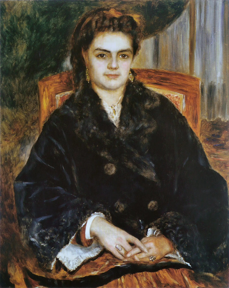Mevrouw Édouard Bernier (Marie-Octavie-Stéphanie Laurens, 1838-1920) - Pierre-Auguste Renoir