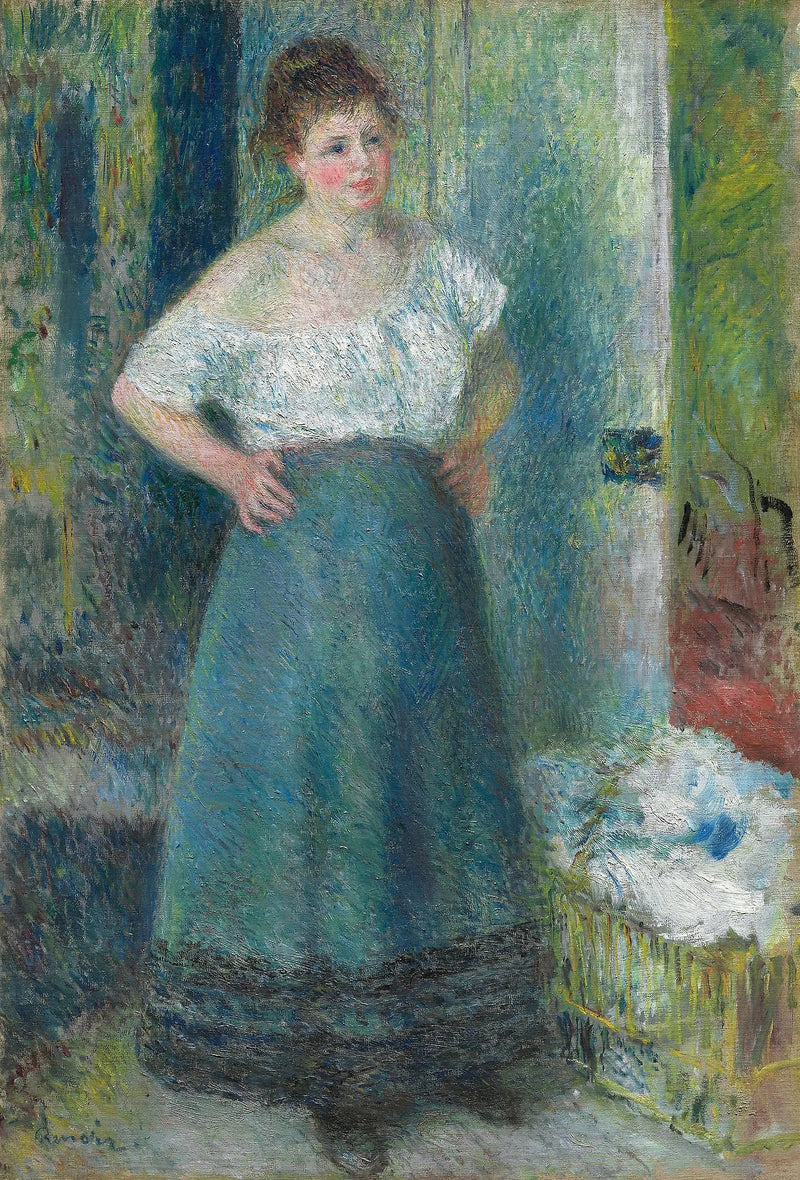 De wasvrouw - Pierre-Auguste Renoir