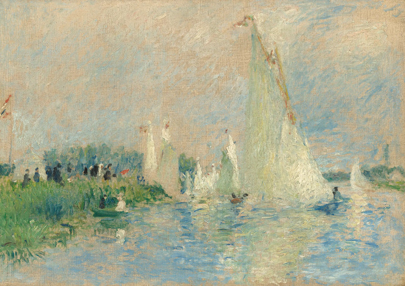 Regatta's in Argenteuil - Pierre-Auguste Renoir