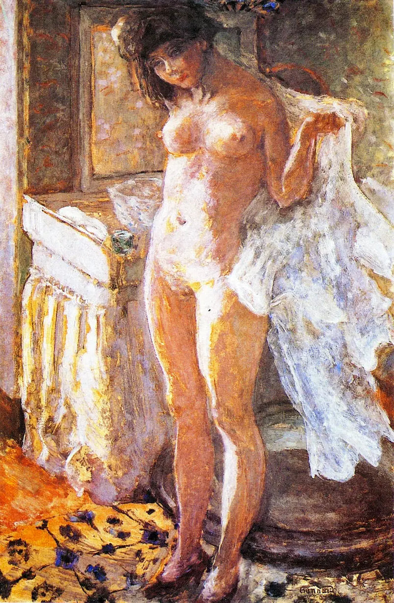 In de toiletkamer - Pierre Bonnard