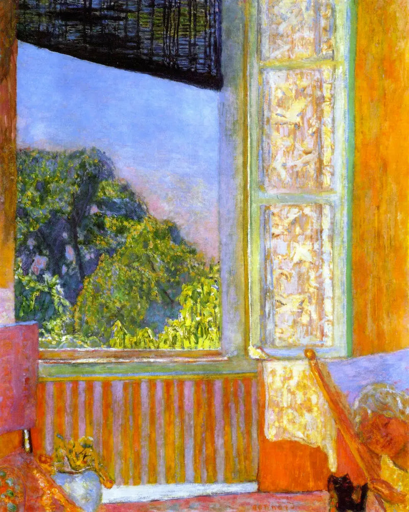 Het open raam - Pierre Bonnard