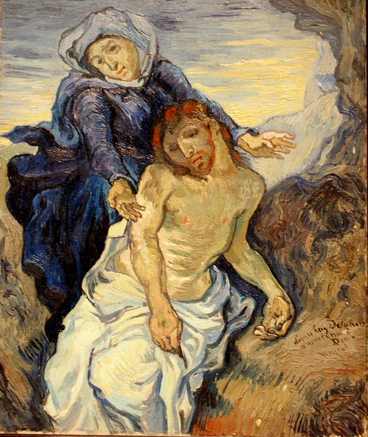 Reproduction du tableau « Piété - Vincent van Gogh » par Alpha Reproduction en peinture à l’huile