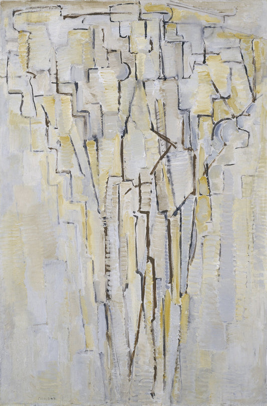 Reproduction du tableau « Arbre A - Piet Mondrian » par Alpha Reproduction en peinture à l’huile