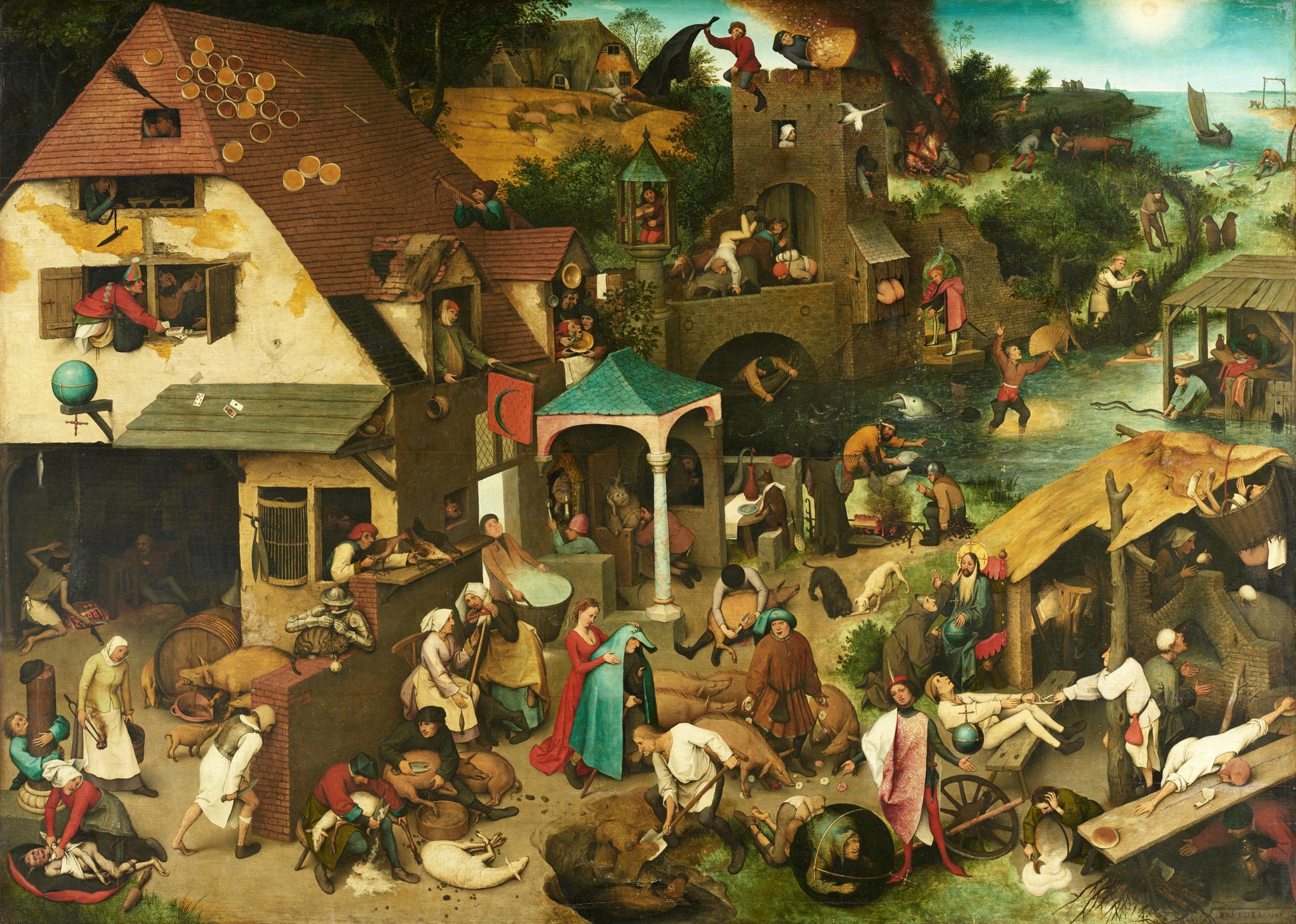 De Vlaamse Spreuken - Pieter Brueghel de Oude