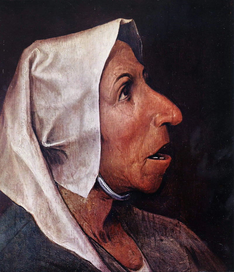 Hoofd van een boerenvrouw - Pieter Brueghel de Oude