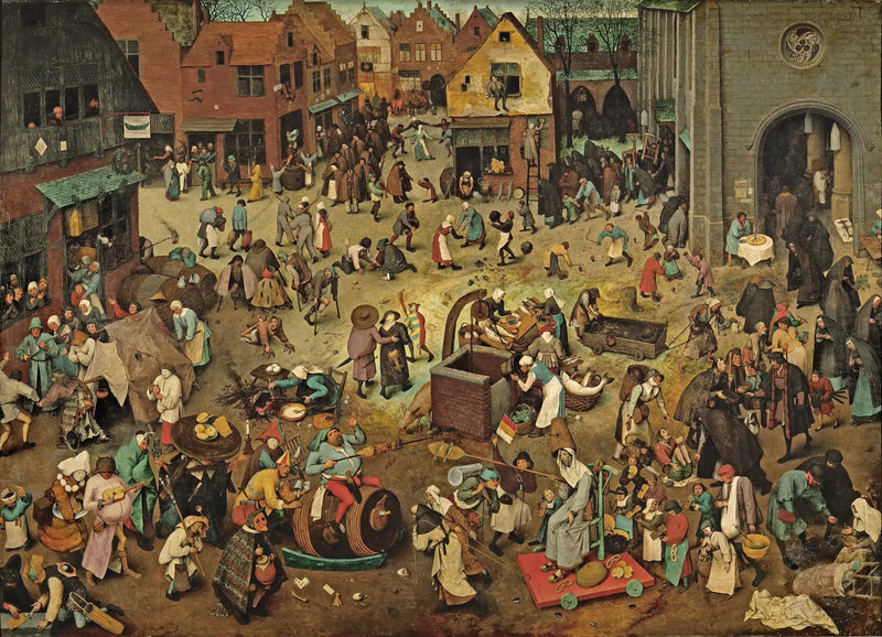 De Strijd tussen Carnaval en Vasten - Pieter Brueghel de Oude