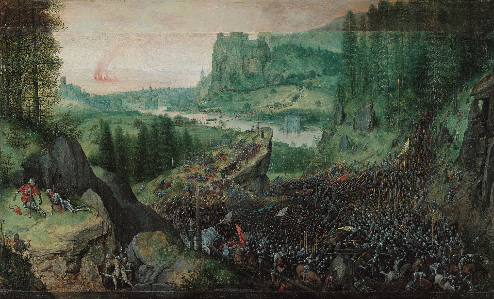 De Zelfmoord van Saul - Pieter Brueghel de Oude