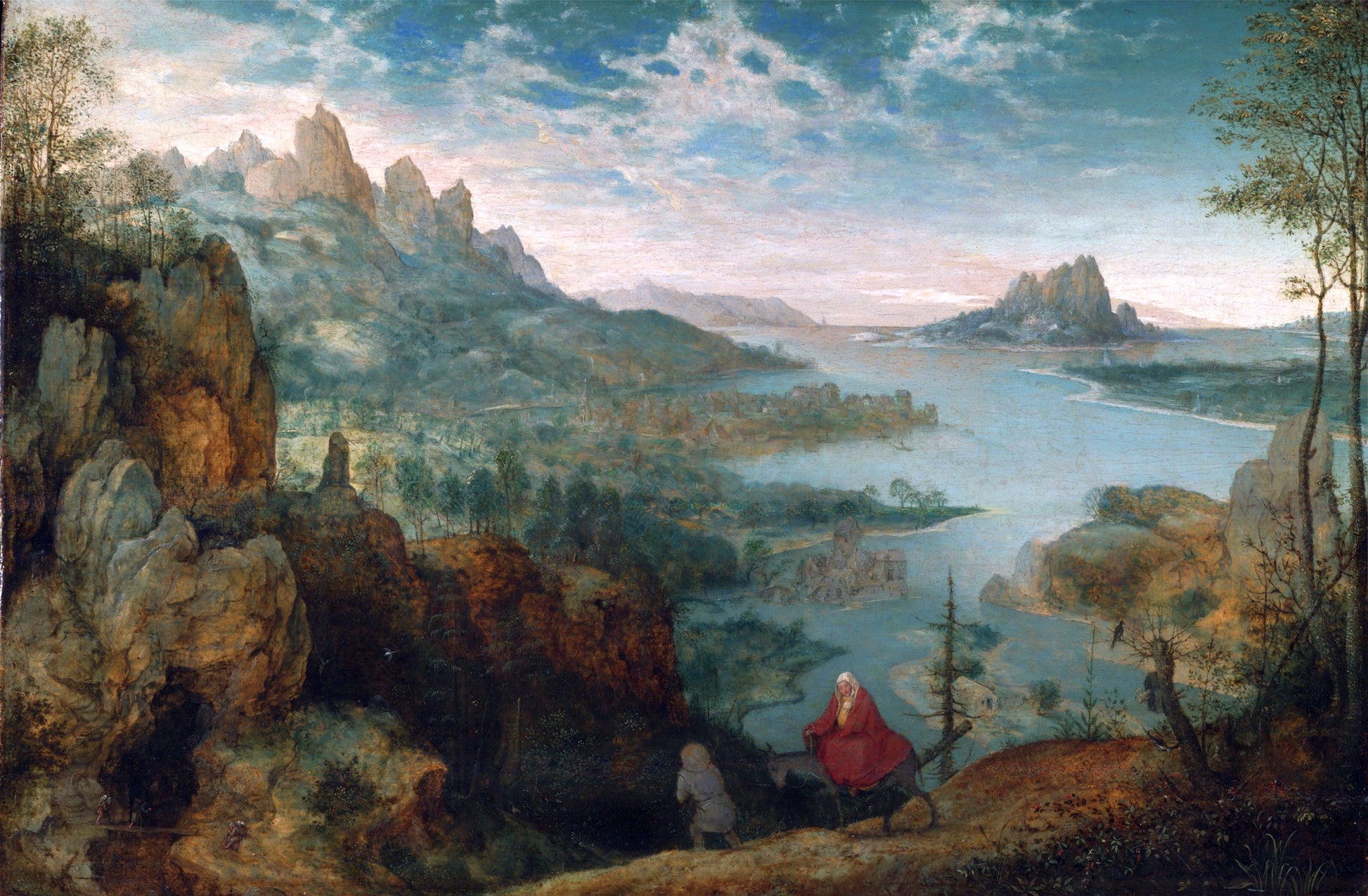 De Vlucht naar Egypte - Pieter Brueghel de Oude