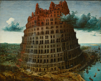 La Tour de Babel - Pieter Brueghel the Elder - Alpha Reproduction