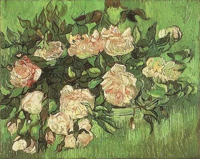 De Roze Rozen - Vincent van Gogh