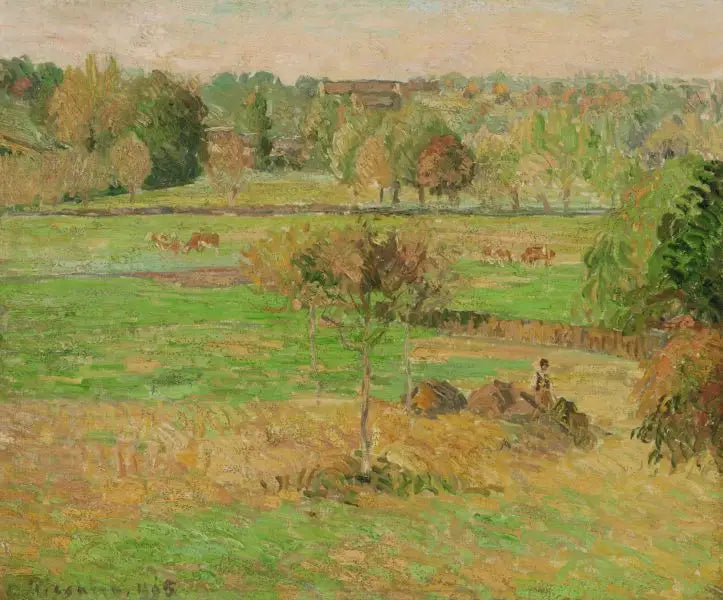 Herfst in Éragny - Camille Pissarro