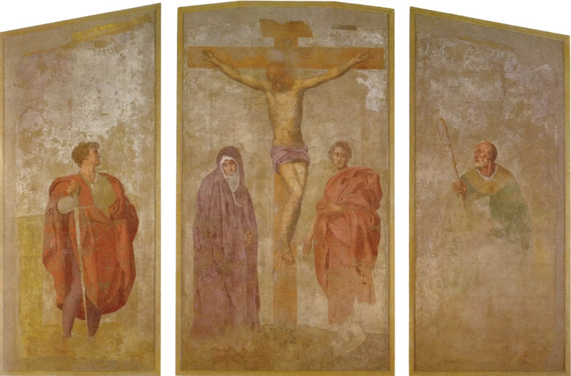 Triptychon van de kruisiging van Christus - Pontormo