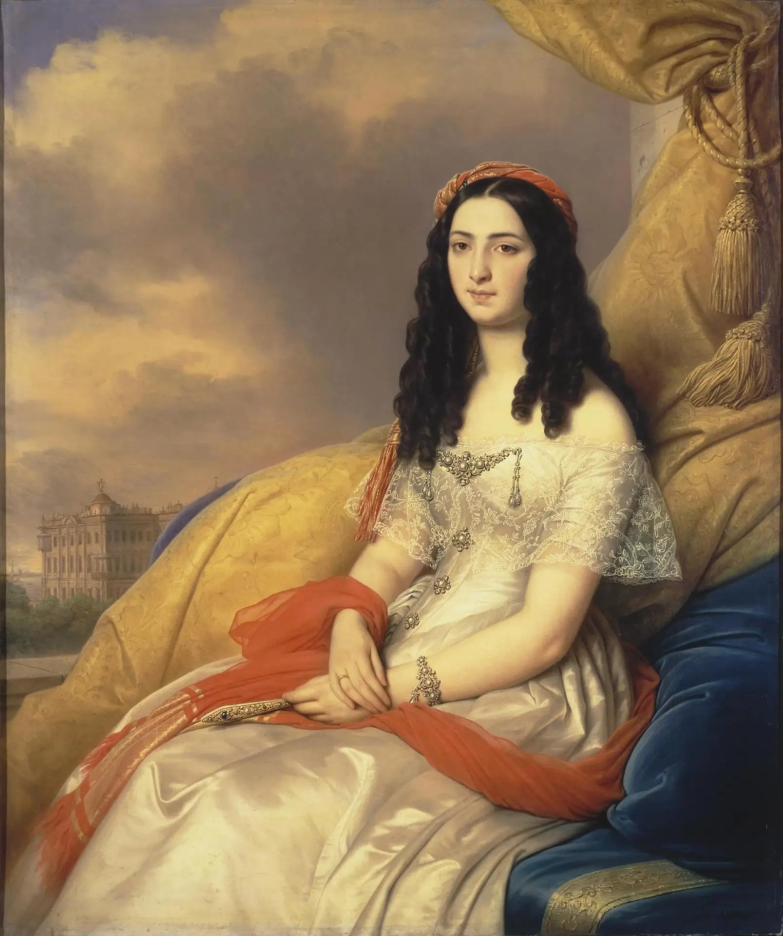 Portrait de la comtesse d’Ash - Charles de Steuben - Alpha Reproduction