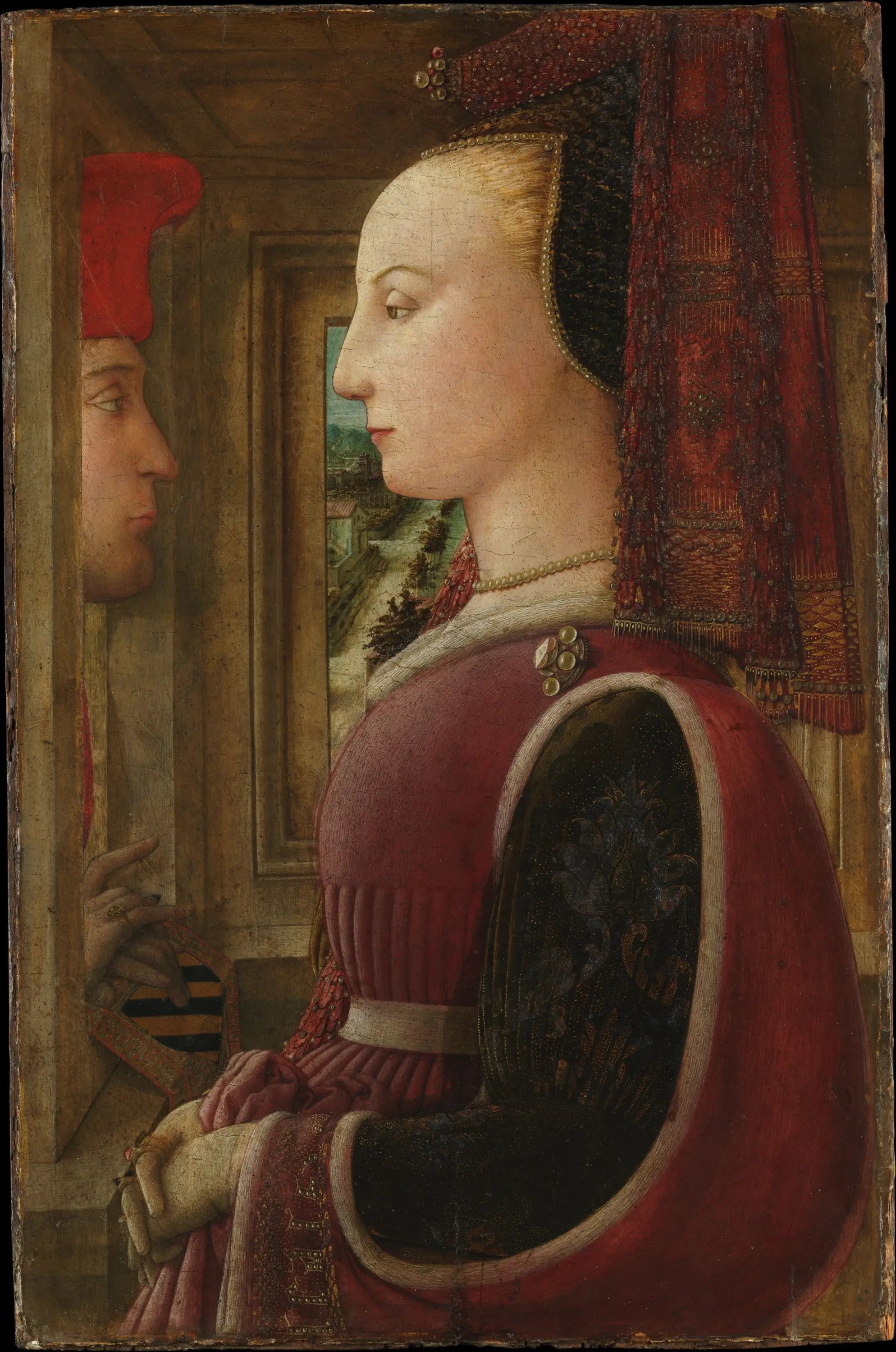 Portrait d’une femme et d’un homme à la fenêtre - Fra Filippo Lippi - Alpha Reproduction