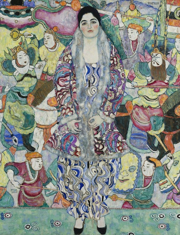 🎎✨ Portret van Friederike Maria Beer – Gustav Klimt (1916)