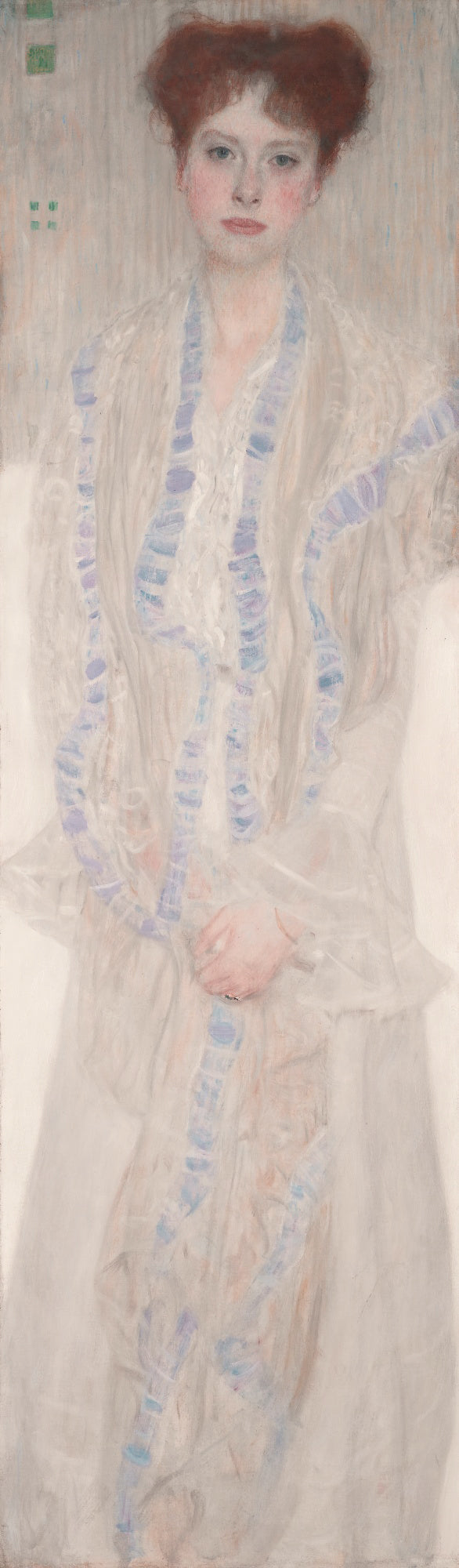 🌸 Portret van Gertha Felssöványi – Gustav Klimt (rond 1902)