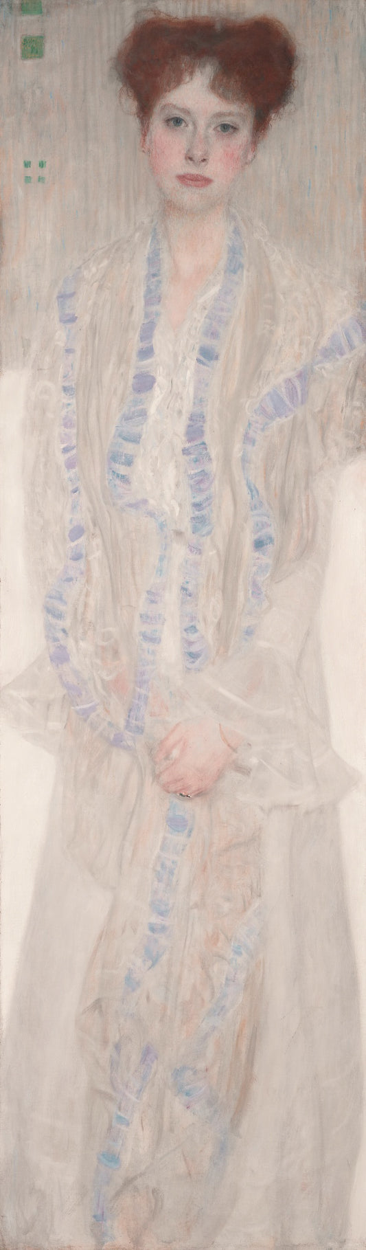 🌸 Portret van Gertha Felssöványi – Gustav Klimt (rond 1902)