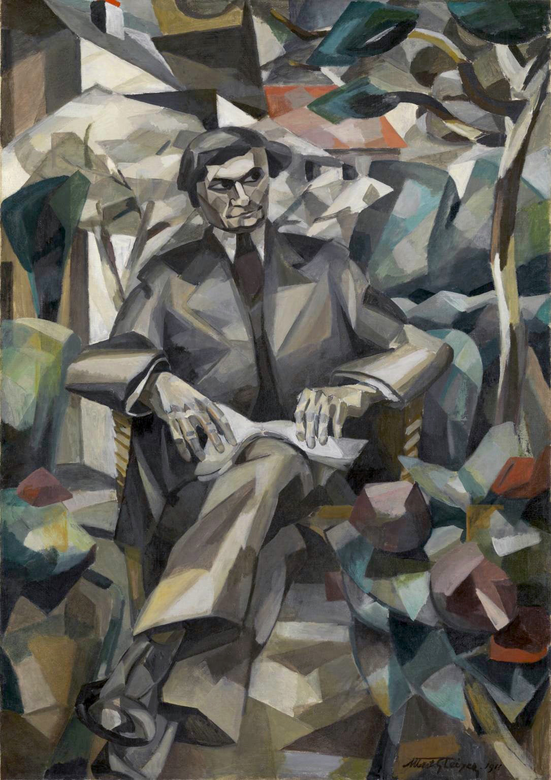 Portret van Jacques Nayral – Albert Gleizes (1911)