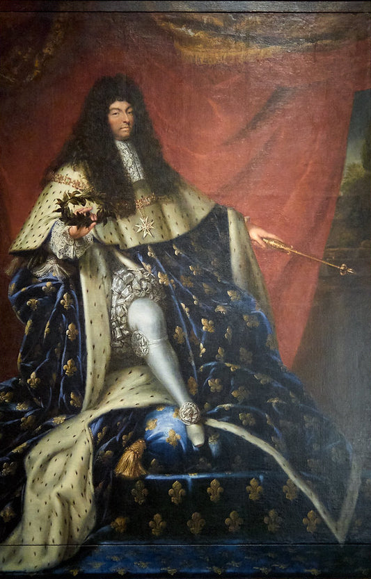 Portrait de Louis XIV en costume de sacre – Hyacinthe Rigaud (1701)