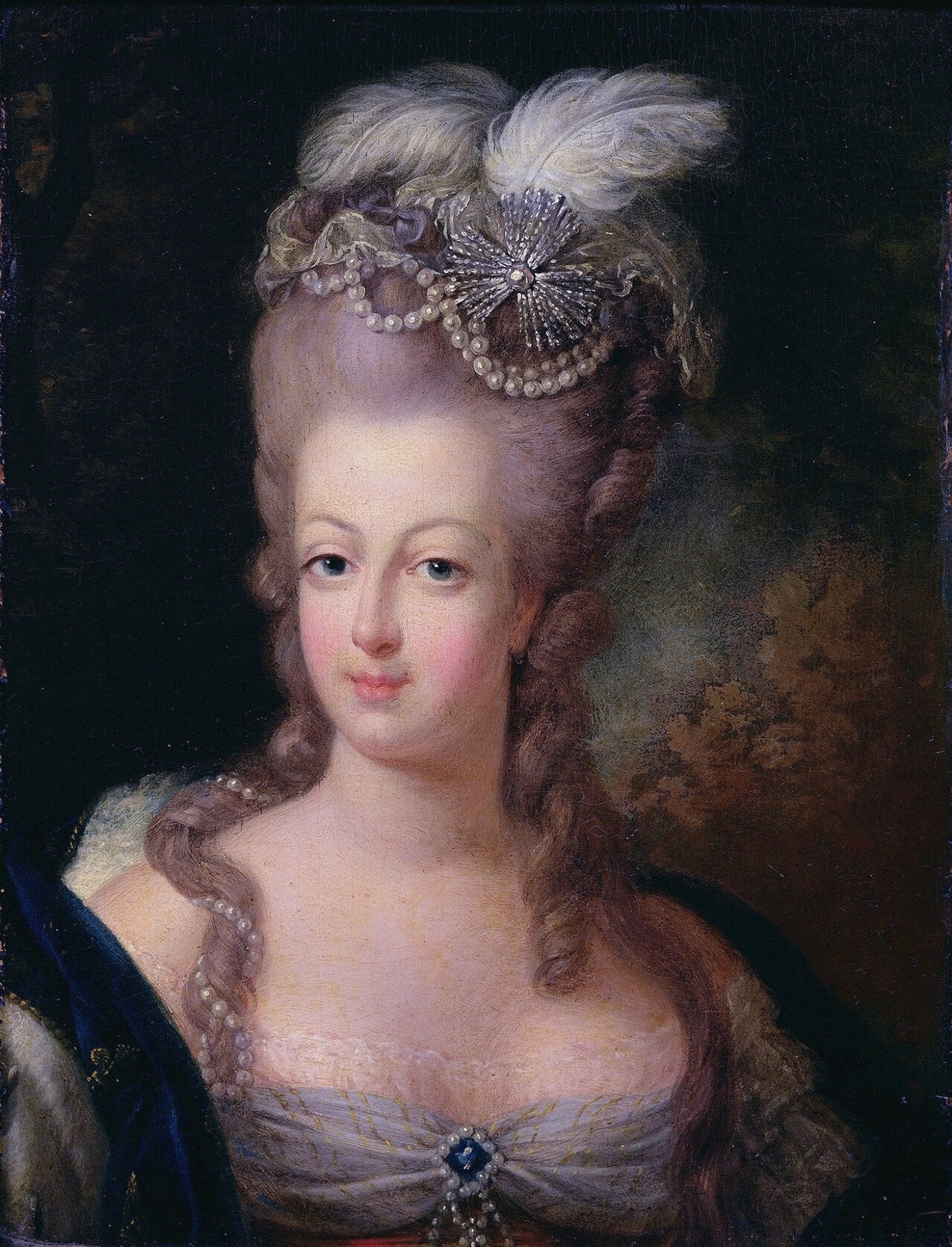 Portret van Marie-Antoinette – Jean-Baptiste André Gautier-Dagoty (rond 1775)