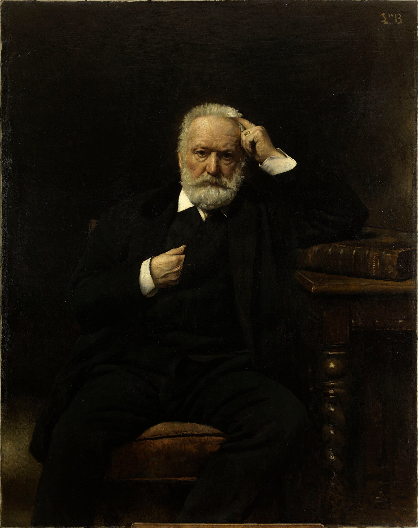 Portret van Victor Hugo 1879 door Léon Bonnat