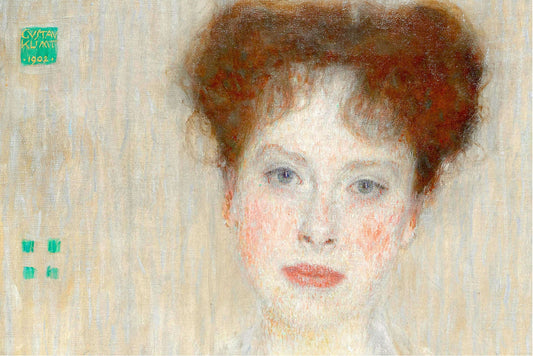 🎨 Portret van Gertrud Loew (detail) – Gustav Klimt (rond 1902)