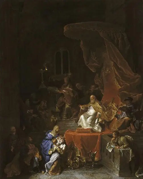 De Presentatie in de Tempel - Hyacinthe Rigaud