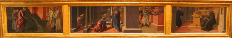 Prédelle van het altaarstuk Barbadori - Fra Filippo Lippi