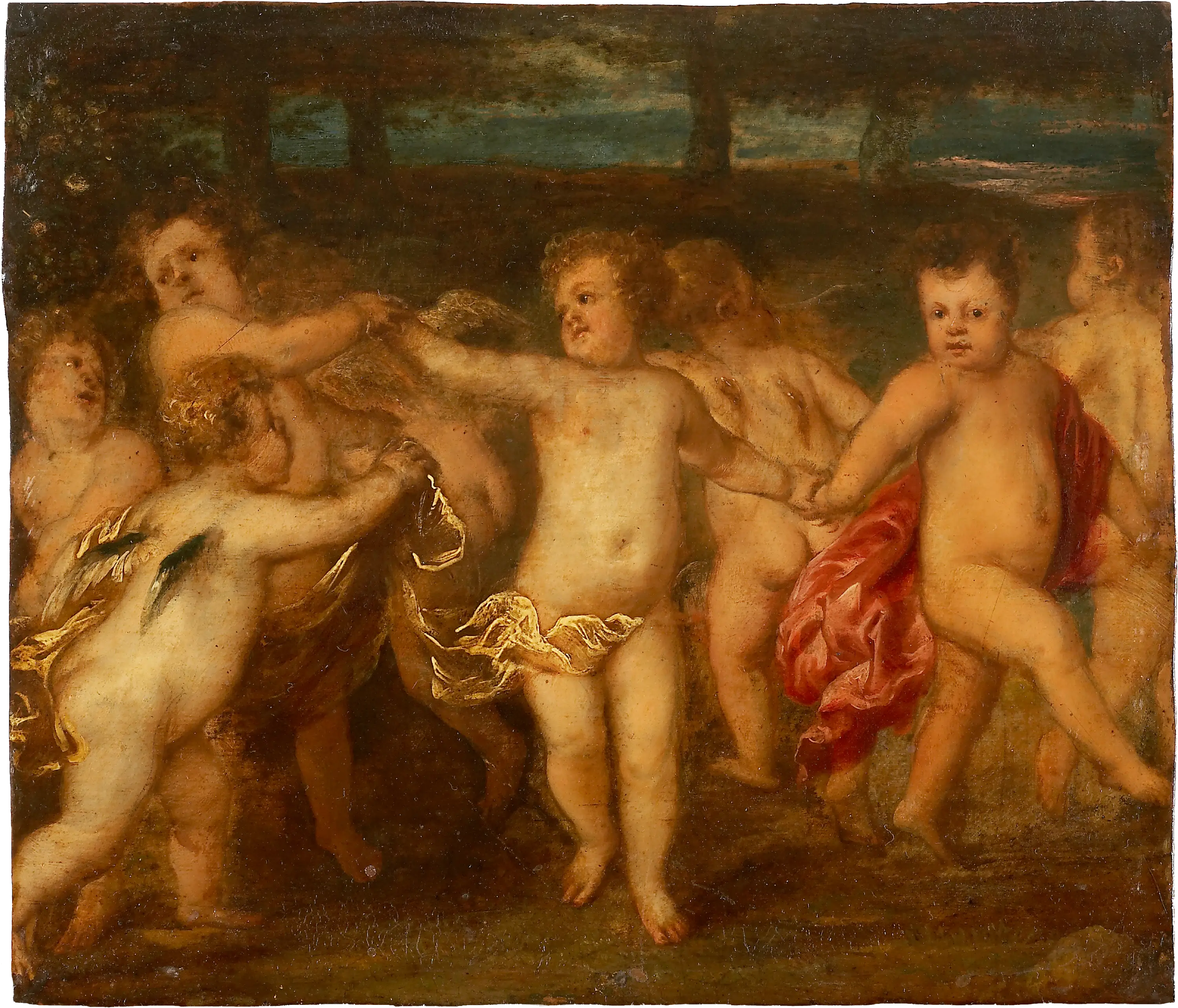 Putti faisant un roundelay - Antoine van Dyck - Alpha Reproduction