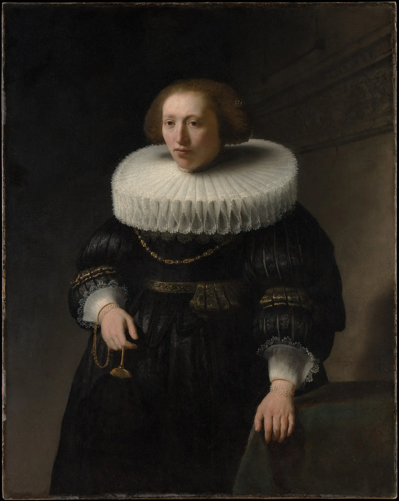 Portret van een vrouw, waarschijnlijk lid van de familie Van Beresteyn - Rembrandt