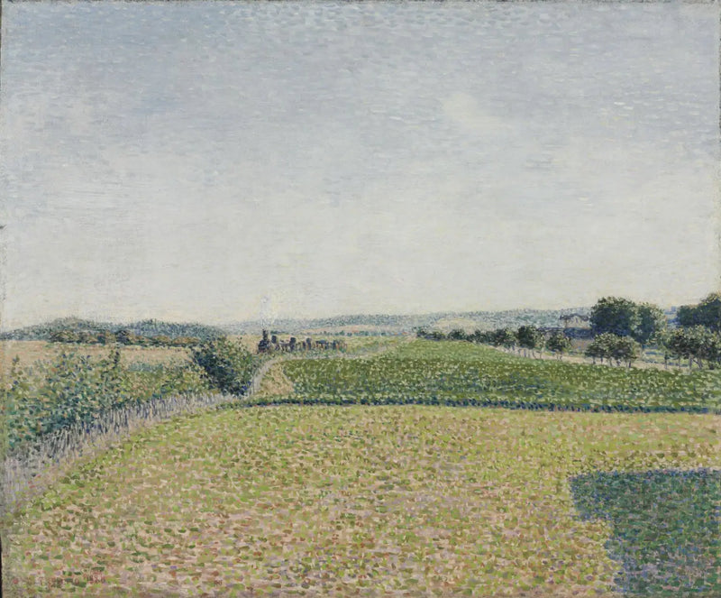 Spoorlijn naar Dieppe - Camille Pissarro