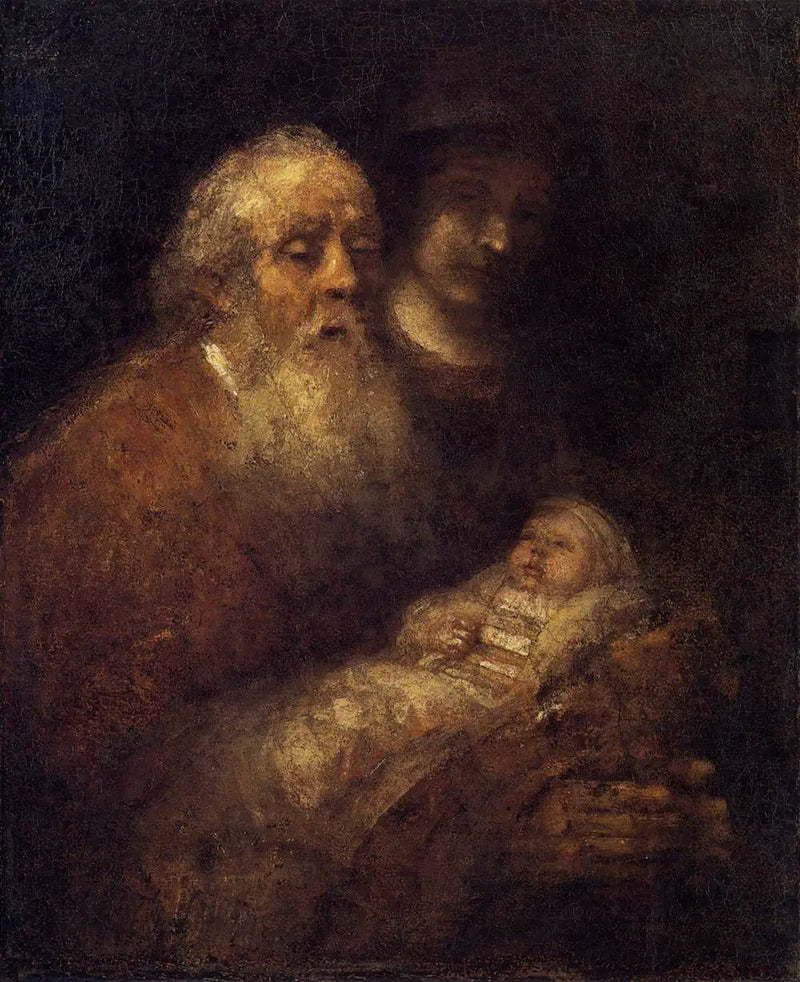 Siméon in de Tempel - Rembrandt