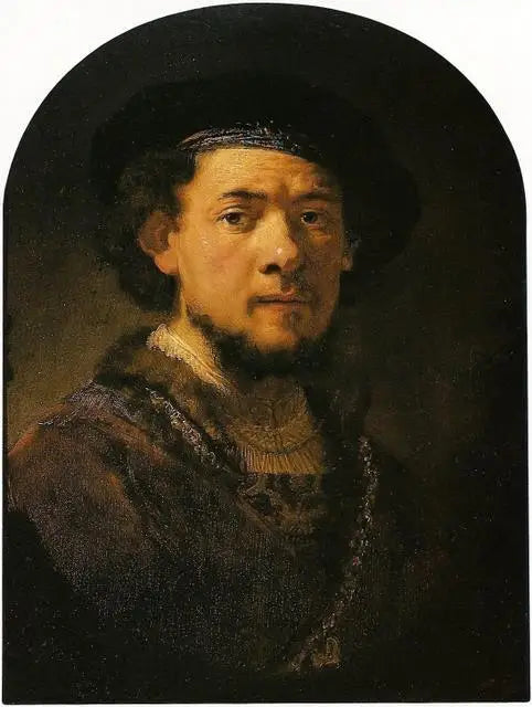 Zelfportret met gouden ketting - Rembrandt