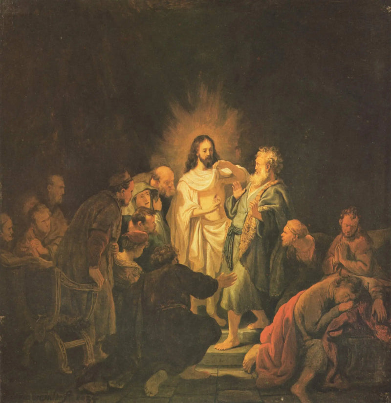 De Ongeloof van de heilige Thomas - Rembrandt