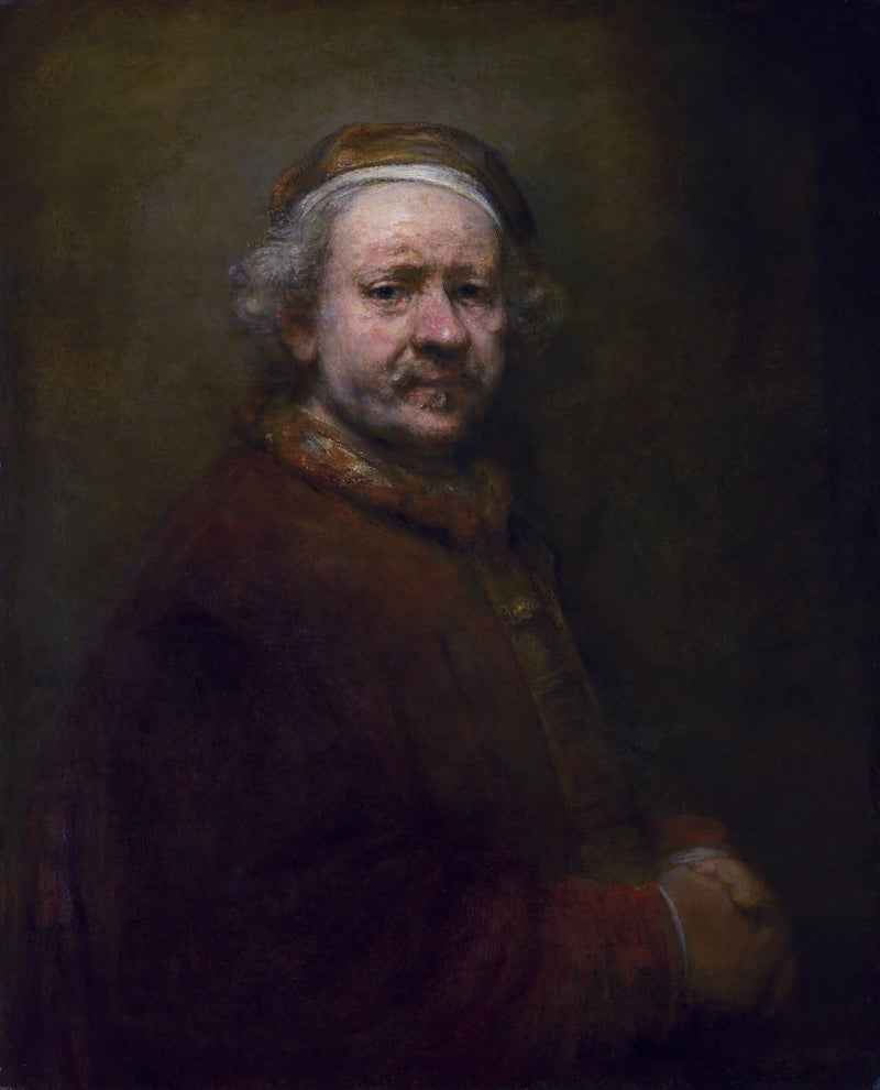 Zelfportret op 63-jarige leeftijd - Rembrandt