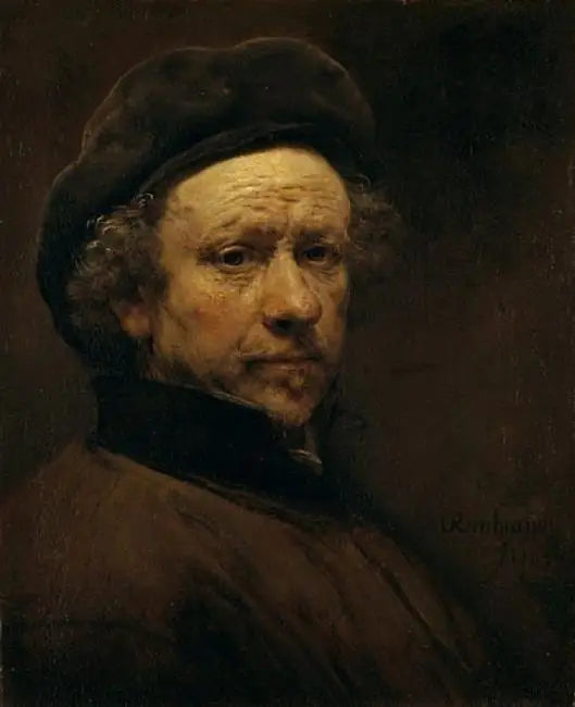 Zelfportret op 51-jarige leeftijd - Rembrandt
