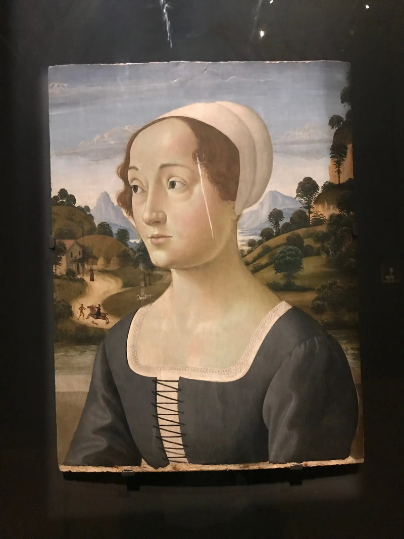 Portret van een vrouw - Domenico Ghirlandaio