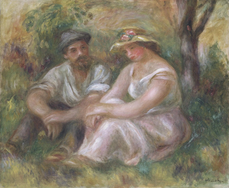 Gesprek - Pierre-Auguste Renoir