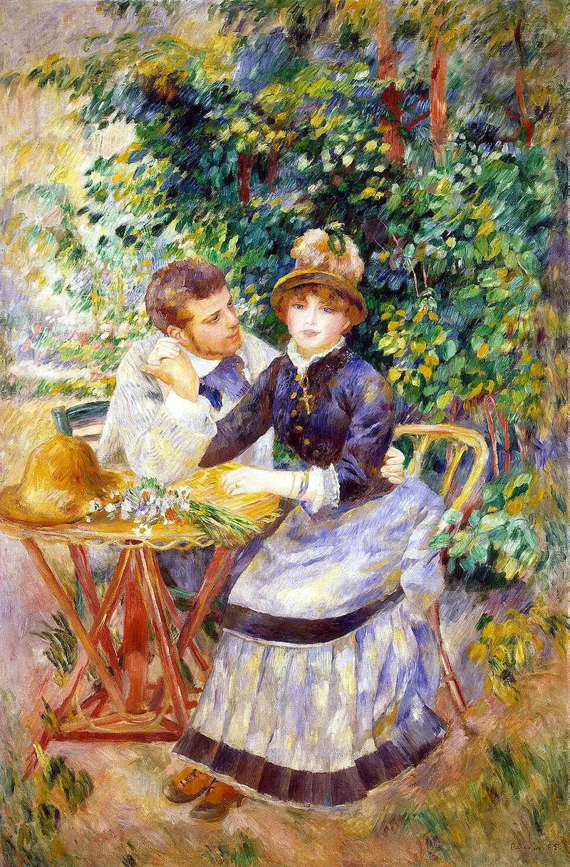 In de tuin - Pierre-Auguste Renoir